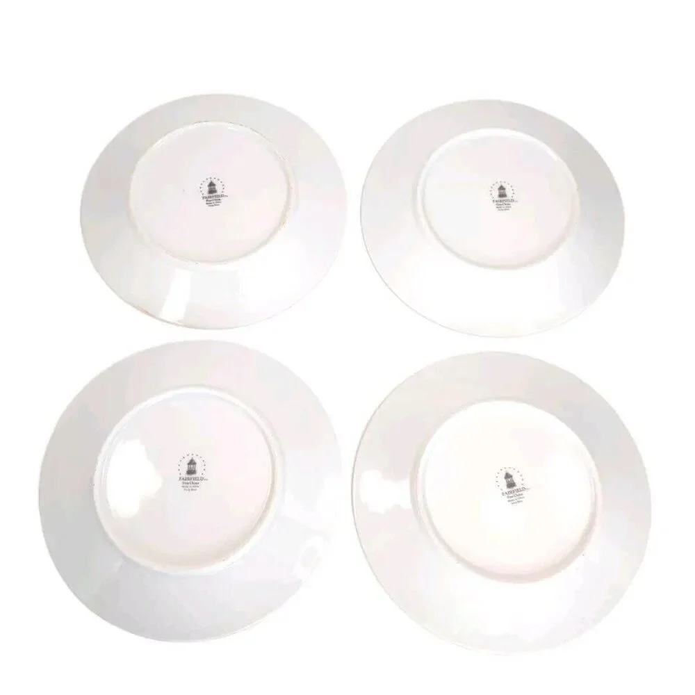 Set of 4 Fairfield Vanessa Fine China 7-3/8